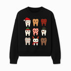 Cute Holiday Tooth Characters Stickers - Festive Dental Decorations for Christmas Cheer, Kid's Parties, and Holiday Crafts - Sweatshirt 1758250148847.jpg