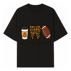 Tis the Season Fall Decor: Pumpkin Coffee, Leafy Tooth, Football Theme Gift for Dental Hygiene, Autumn Collection - T-shirt 1758250149045.jpg