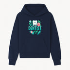 Cute Dentist Tooth Graphic with Tools, Floral Elements | Perfect for Dental Office Decor or Gifts | Fun Emotions in Dentistry Design - Hoodie 1758250149492.jpg