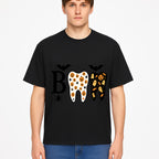 Halloween Tooth Decor: Spooky Pumpkin & Ghost Patterns, Fun Dental Theme, Perfect for Trick-or-Treat Celebrations and Parties - T-shirt 1758250149762.jpg