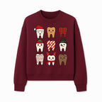 Cute Holiday Tooth Characters Stickers - Festive Dental Decorations for Christmas Cheer, Kid's Parties, and Holiday Crafts - Sweatshirt 1758250149809.jpg