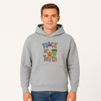 Halloween Trick or Teeth Kids' T-Shirt | Cute Tooth, Pumpkin, and Monster Design | Fun Halloween Apparel - Hoodie 1758250150688.jpg