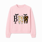 Halloween Tooth Decor: Spooky Pumpkin & Ghost Patterns, Fun Dental Theme, Perfect for Trick-or-Treat Celebrations and Parties - Sweatshirt 1758250151018.jpg