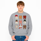 Cute Holiday Tooth Characters Stickers - Festive Dental Decorations for Christmas Cheer, Kid's Parties, and Holiday Crafts - Sweatshirt 1758250151531.jpg
