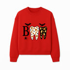 Halloween Tooth Decor: Spooky Pumpkin & Ghost Patterns, Fun Dental Theme, Perfect for Trick-or-Treat Celebrations and Parties - Sweatshirt 1758250151556.jpg