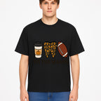 Tis the Season Fall Decor: Pumpkin Coffee, Leafy Tooth, Football Theme Gift for Dental Hygiene, Autumn Collection - T-shirt 1758250151726.jpg