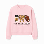 Tis the Season Fall Decor: Pumpkin Coffee, Leafy Tooth, Football Theme Gift for Dental Hygiene, Autumn Collection - Sweatshirt 1758250153049.jpg