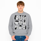 Halloween Tooth Design with Cats - Cute and Spooky Dental Art for Kids, Stickers, Apparel, and Home Decor - Sweatshirt 1758250153371.jpg