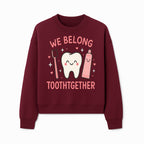 Cute Tooth and Brush Graphic Tee - We Belong Toothgther Design for Kids, Dentist Gifts, Fun Dental Care Apparel - Sweatshirt 1758250156499.jpg