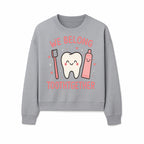 Cute Tooth and Brush Graphic Tee - We Belong Toothgther Design for Kids, Dentist Gifts, Fun Dental Care Apparel - Sweatshirt 1758250156943.jpg