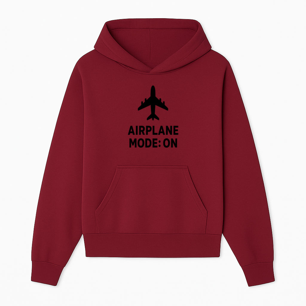 Airplane Mode On Graphic Tee, Travel Shirt, Aviation Lover Gift, Cool Airplane Design, Casual Outfit, Unisex Apparel - Hoodie 1758254646906.jpg