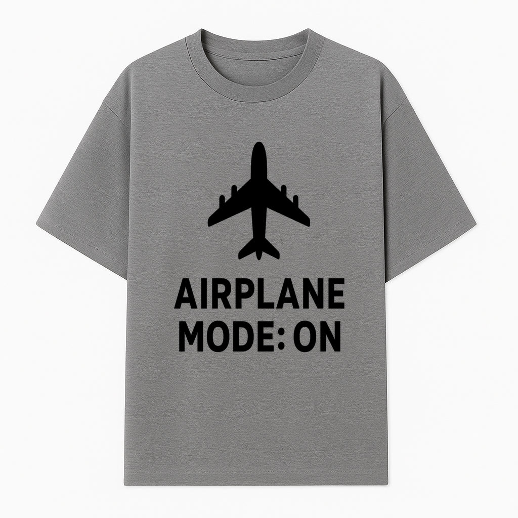 Airplane Mode On Graphic Tee, Travel Shirt, Aviation Lover Gift, Cool Airplane Design, Casual Outfit, Unisex Apparel - T-shirt 1758254649708.jpg