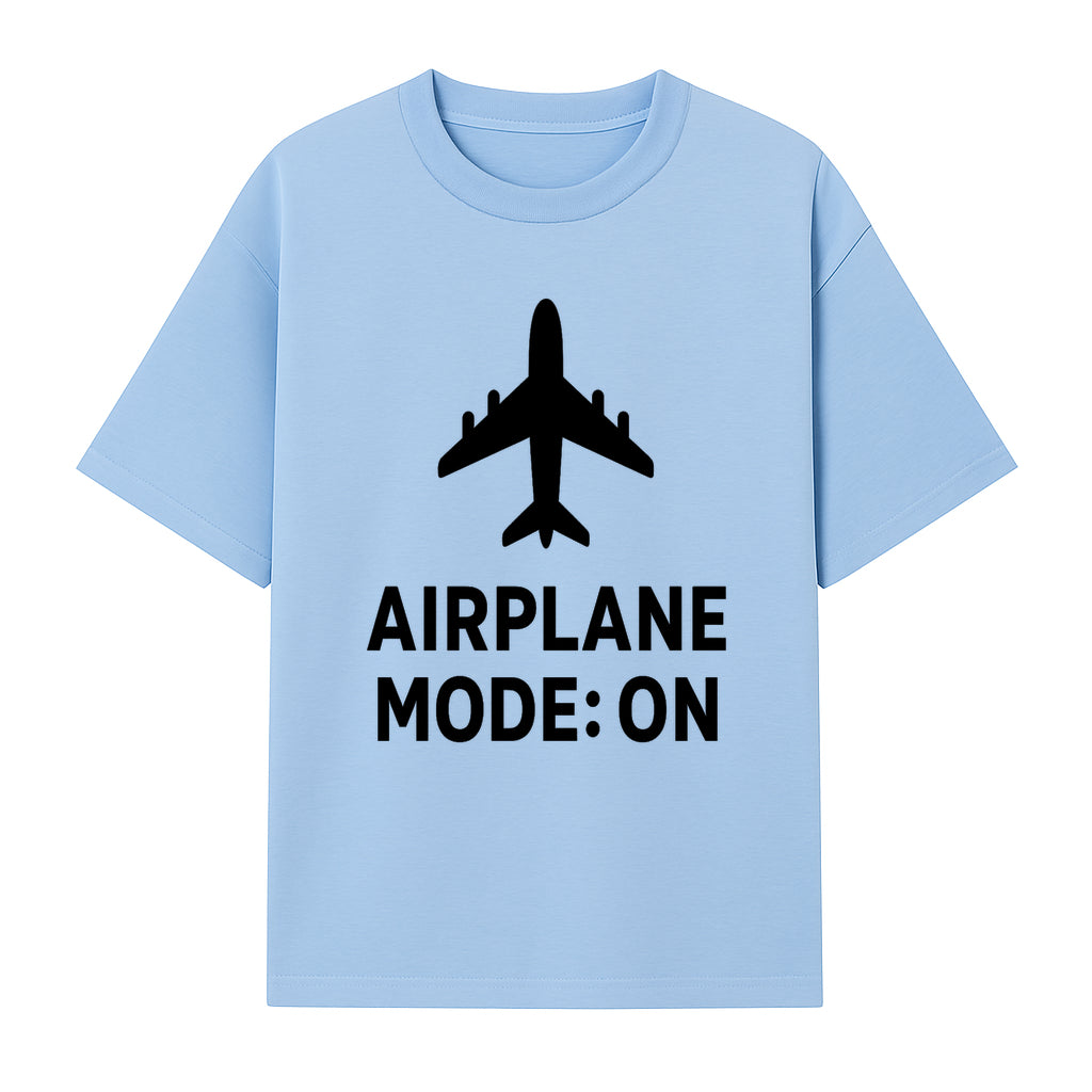 Airplane Mode On Graphic Tee, Travel Shirt, Aviation Lover Gift, Cool Airplane Design, Casual Outfit, Unisex Apparel - T-shirt 1758254649867.jpg