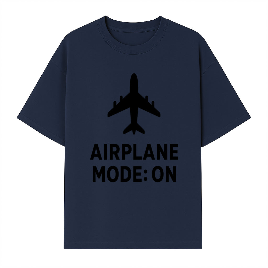 Airplane Mode On Graphic Tee, Travel Shirt, Aviation Lover Gift, Cool Airplane Design, Casual Outfit, Unisex Apparel - T-shirt 1758254650443.jpg