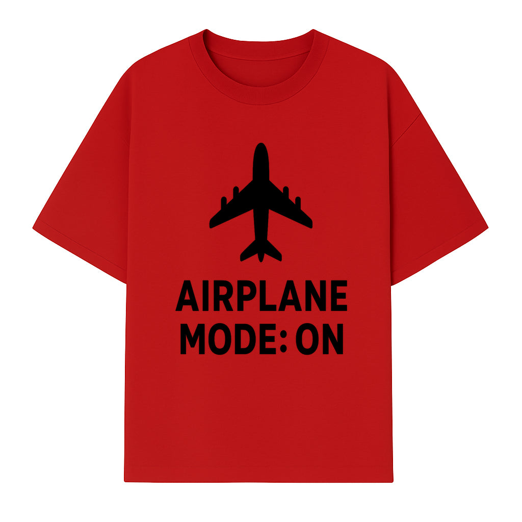 Airplane Mode On Graphic Tee, Travel Shirt, Aviation Lover Gift, Cool Airplane Design, Casual Outfit, Unisex Apparel - T-shirt 1758254650596.jpg