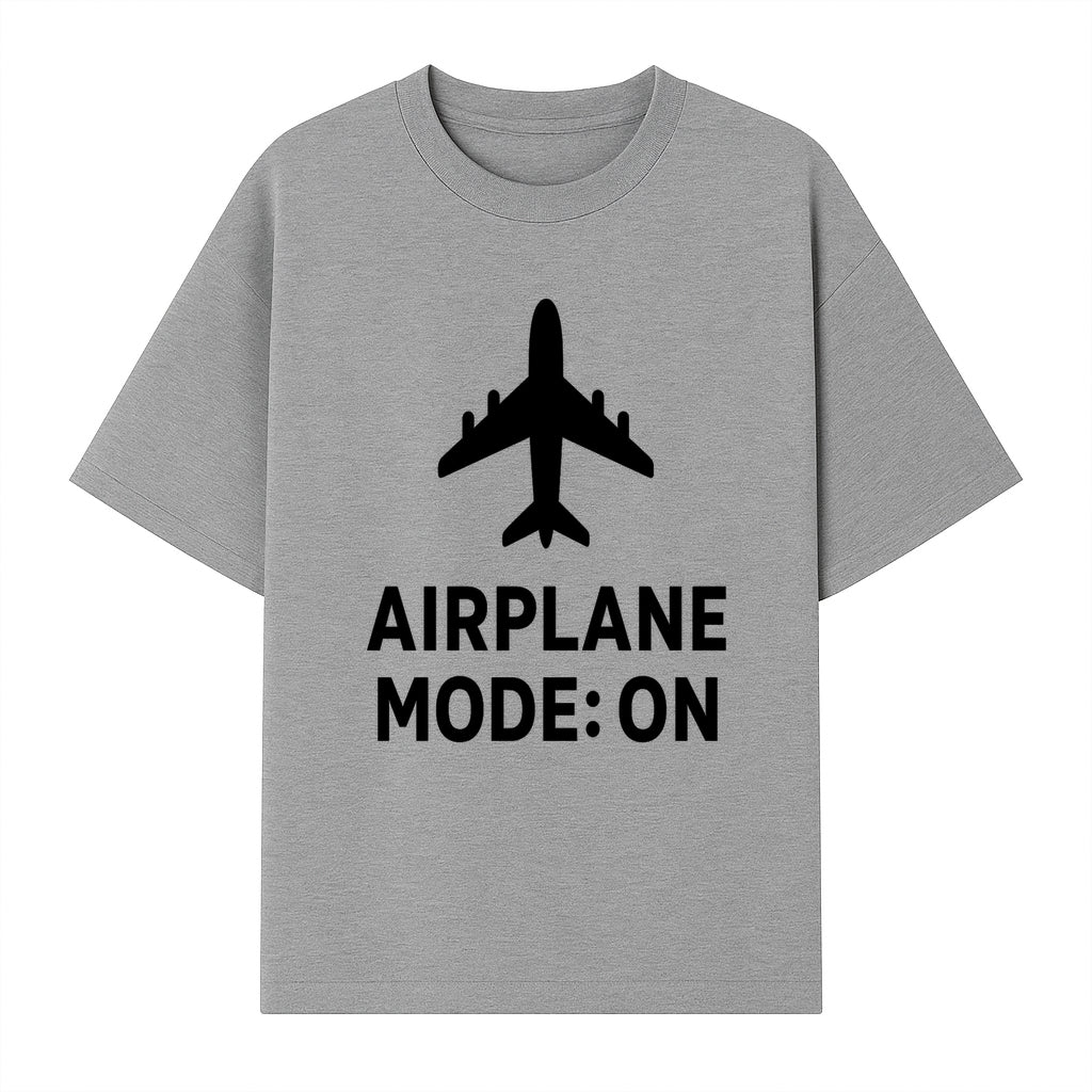 Airplane Mode On Graphic Tee, Travel Shirt, Aviation Lover Gift, Cool Airplane Design, Casual Outfit, Unisex Apparel - T-shirt 1758254650774.jpg