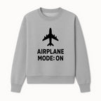 Airplane Mode On Graphic Tee, Travel Shirt, Aviation Lover Gift, Cool Airplane Design, Casual Outfit, Unisex Apparel - Sweatshirt 1758254652407.jpg