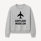 Airplane Mode On Graphic Tee, Travel Shirt, Aviation Lover Gift, Cool Airplane Design, Casual Outfit, Unisex Apparel - Sweatshirt 1758254653075.jpg