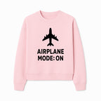 Airplane Mode On Graphic Tee, Travel Shirt, Aviation Lover Gift, Cool Airplane Design, Casual Outfit, Unisex Apparel - Sweatshirt 1758254653419.jpg
