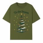 'Tis the Season Airplane Christmas Tree Graphic Tee - Holiday Travel Shirt for Pilots and Aviation Enthusiasts - T-shirt 1758254654164.jpg