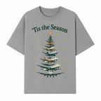 'Tis the Season Airplane Christmas Tree Graphic Tee - Holiday Travel Shirt for Pilots and Aviation Enthusiasts - T-shirt 1758254655360.jpg