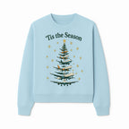 'Tis the Season Airplane Christmas Tree Graphic Tee - Holiday Travel Shirt for Pilots and Aviation Enthusiasts - Sweatshirt 1758254657832.jpg