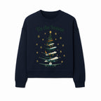 'Tis the Season Airplane Christmas Tree Graphic Tee - Holiday Travel Shirt for Pilots and Aviation Enthusiasts - Sweatshirt 1758254658310.jpg