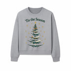 'Tis the Season Airplane Christmas Tree Graphic Tee - Holiday Travel Shirt for Pilots and Aviation Enthusiasts - Sweatshirt 1758254658650.jpg