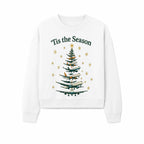 'Tis the Season Airplane Christmas Tree Graphic Tee - Holiday Travel Shirt for Pilots and Aviation Enthusiasts - Sweatshirt 1758254658849.jpg