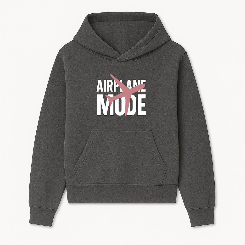 Airplane Mode Graphic Tee, Travel Lover Shirt, Casual Wear, Unique Gift for Travelers, Plane Design, Fun Travel Apparel - Hoodie 1758254661200.jpg