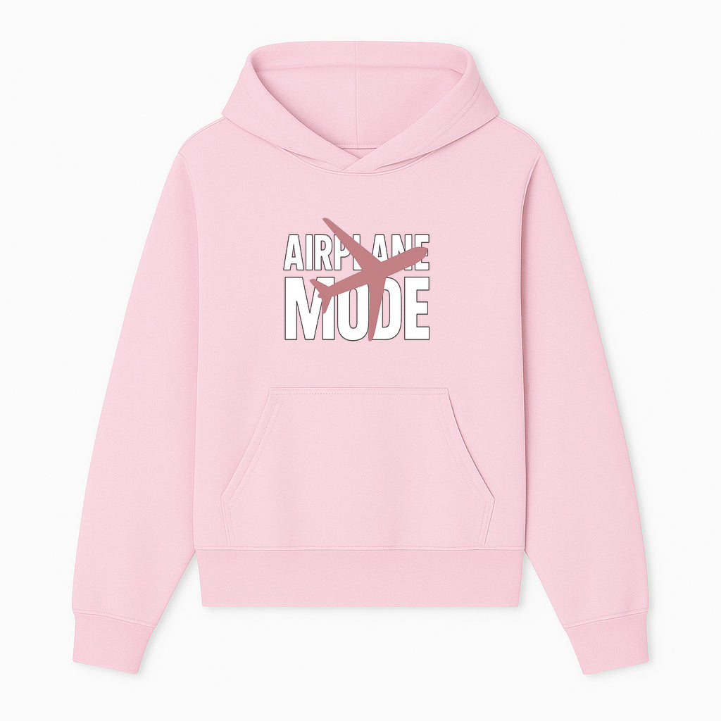 Airplane Mode Graphic Tee, Travel Lover Shirt, Casual Wear, Unique Gift for Travelers, Plane Design, Fun Travel Apparel - Hoodie 1758254661785.jpg