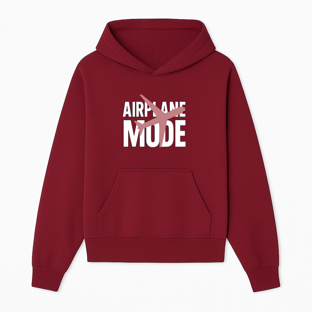 Airplane Mode Graphic Tee, Travel Lover Shirt, Casual Wear, Unique Gift for Travelers, Plane Design, Fun Travel Apparel - Hoodie 1758254662028.jpg
