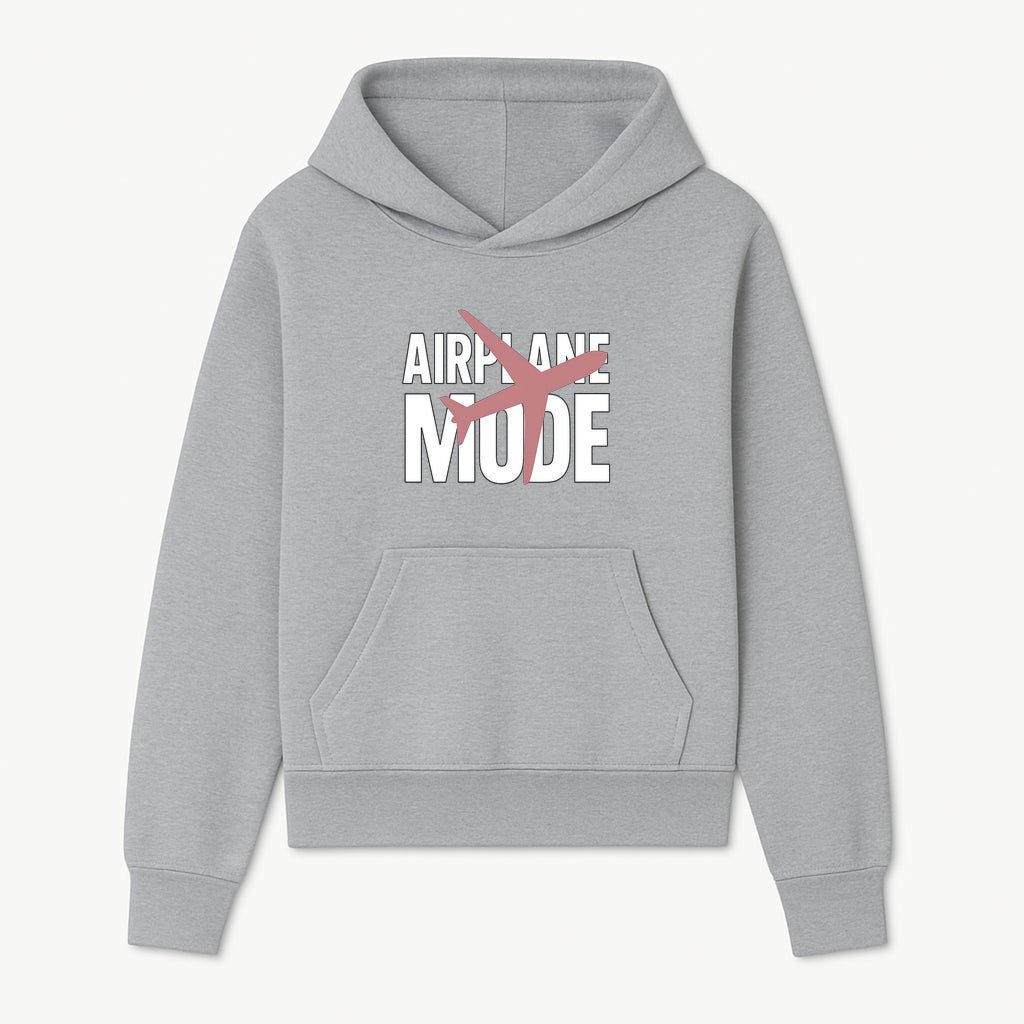 Airplane Mode Graphic Tee, Travel Lover Shirt, Casual Wear, Unique Gift for Travelers, Plane Design, Fun Travel Apparel - Hoodie 1758254662528.jpg