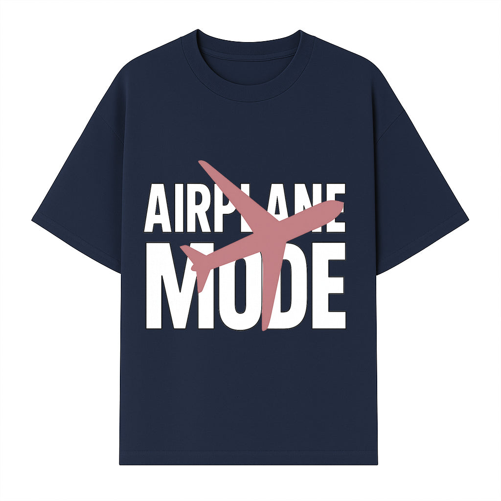 Airplane Mode Graphic Tee, Travel Lover Shirt, Casual Wear, Unique Gift for Travelers, Plane Design, Fun Travel Apparel - T-shirt 1758254665425.jpg