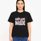 Airplane Mode Graphic Tee, Travel Lover Shirt, Casual Wear, Unique Gift for Travelers, Plane Design, Fun Travel Apparel - T-shirt 1758254667210.jpg