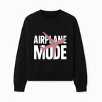 Airplane Mode Graphic Tee, Travel Lover Shirt, Casual Wear, Unique Gift for Travelers, Plane Design, Fun Travel Apparel - Sweatshirt 1758254667579.jpg