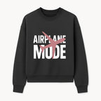 Airplane Mode Graphic Tee, Travel Lover Shirt, Casual Wear, Unique Gift for Travelers, Plane Design, Fun Travel Apparel - Sweatshirt 1758254667738.jpg