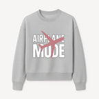 Airplane Mode Graphic Tee, Travel Lover Shirt, Casual Wear, Unique Gift for Travelers, Plane Design, Fun Travel Apparel - Sweatshirt 1758254668057.jpg