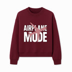 Airplane Mode Graphic Tee, Travel Lover Shirt, Casual Wear, Unique Gift for Travelers, Plane Design, Fun Travel Apparel - Sweatshirt 1758254668497.jpg