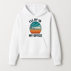 Airplane Graphic Tee - I'll Be In My Office Travel Shirt for Adventure Lovers, Aviation Enthusiasts, Gift Idea for Travelers - Hoodie 1758254671886.jpg