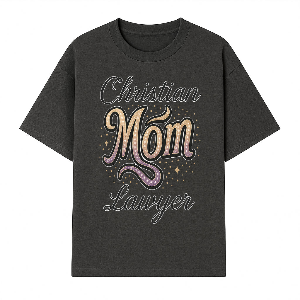 Christian Mom Lawyer Graphic Tee - Unique Design for Attorneys and Mothers - Perfect Gift for Legal Professionals - T-shirt 1758263709153.jpg