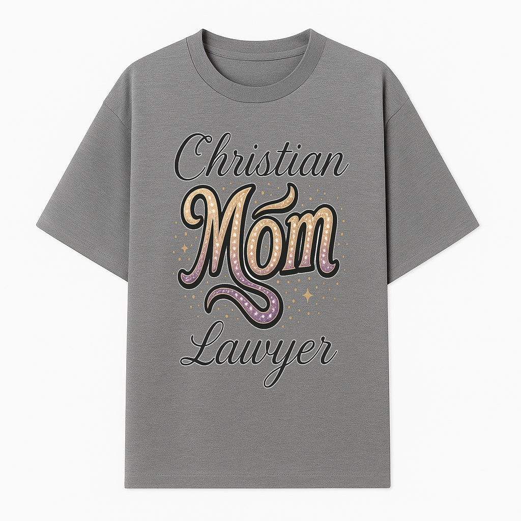 Christian Mom Lawyer Graphic Tee - Unique Design for Attorneys and Mothers - Perfect Gift for Legal Professionals - T-shirt 1758263709477.jpg