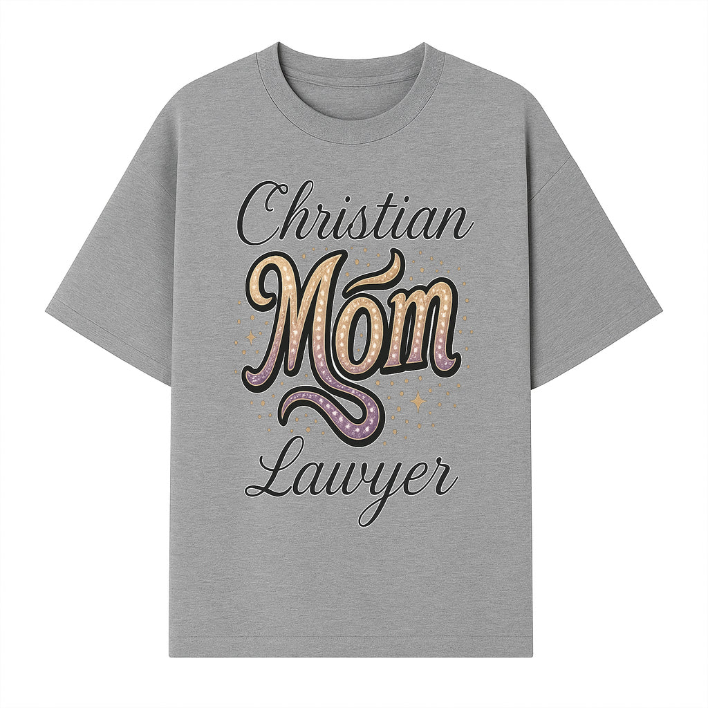 Christian Mom Lawyer Graphic Tee - Unique Design for Attorneys and Mothers - Perfect Gift for Legal Professionals - T-shirt 1758263710501.jpg