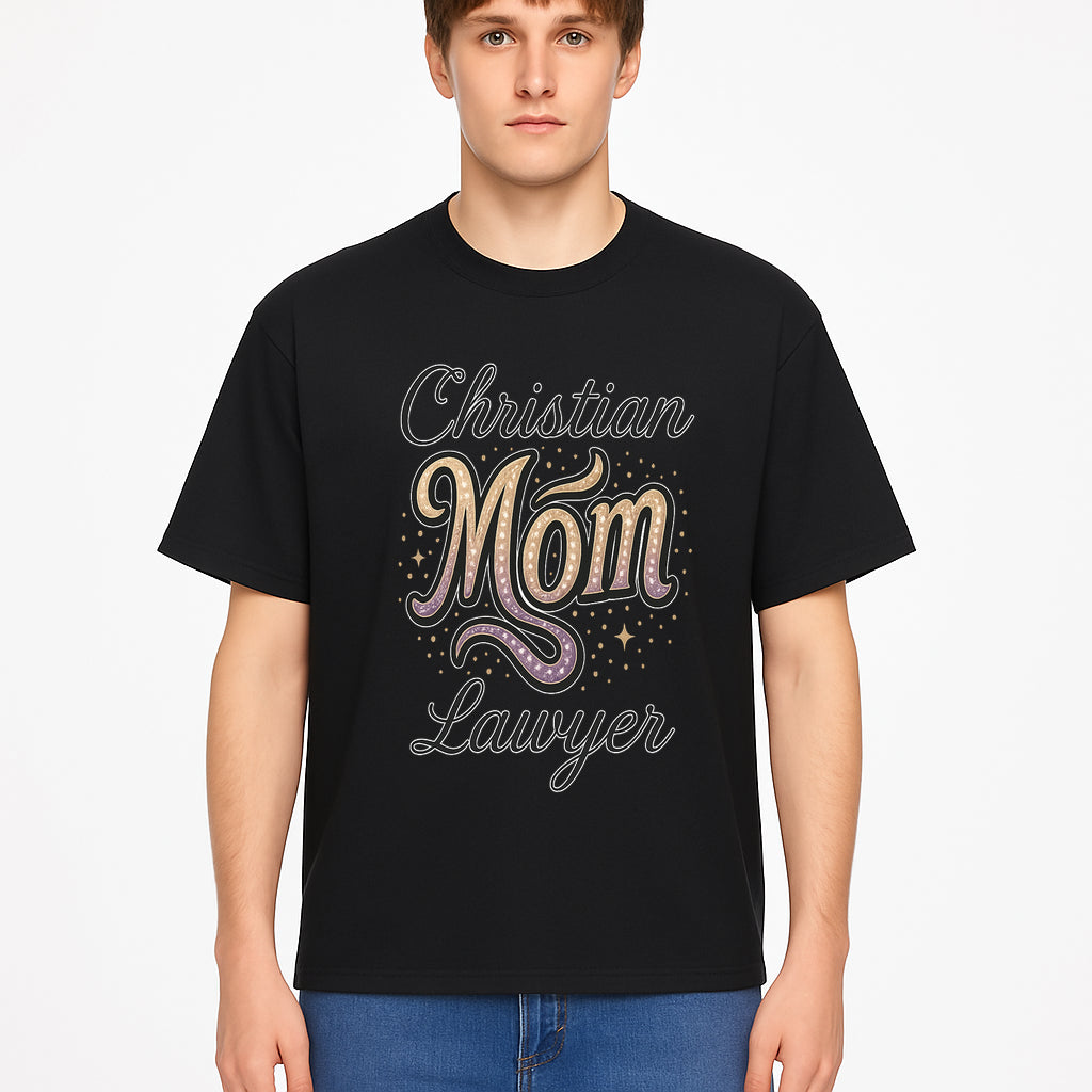 Christian Mom Lawyer Graphic Tee - Unique Design for Attorneys and Mothers - Perfect Gift for Legal Professionals - T-shirt 1758263711820.jpg