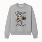 Christian Mom Lawyer Graphic Tee - Unique Design for Attorneys and Mothers - Perfect Gift for Legal Professionals - Sweatshirt 1758263712162.jpg