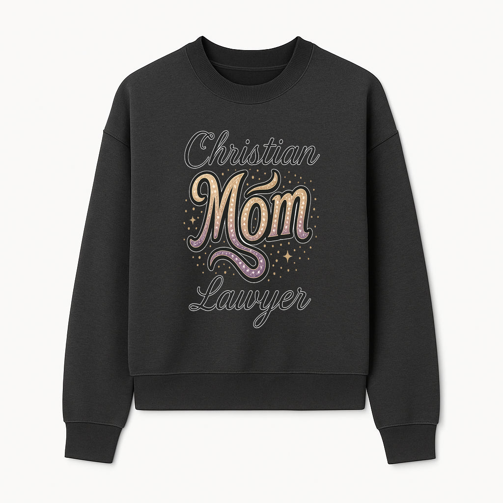 Christian Mom Lawyer Graphic Tee - Unique Design for Attorneys and Mothers - Perfect Gift for Legal Professionals - Sweatshirt 1758263712459.jpg