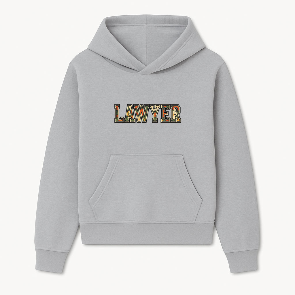 Colorful 'Lawyer' Wall Art Print - Unique Home Decor for Attorneys, Legal Professionals, and Law Graduates - Hoodie 1758263712896.jpg