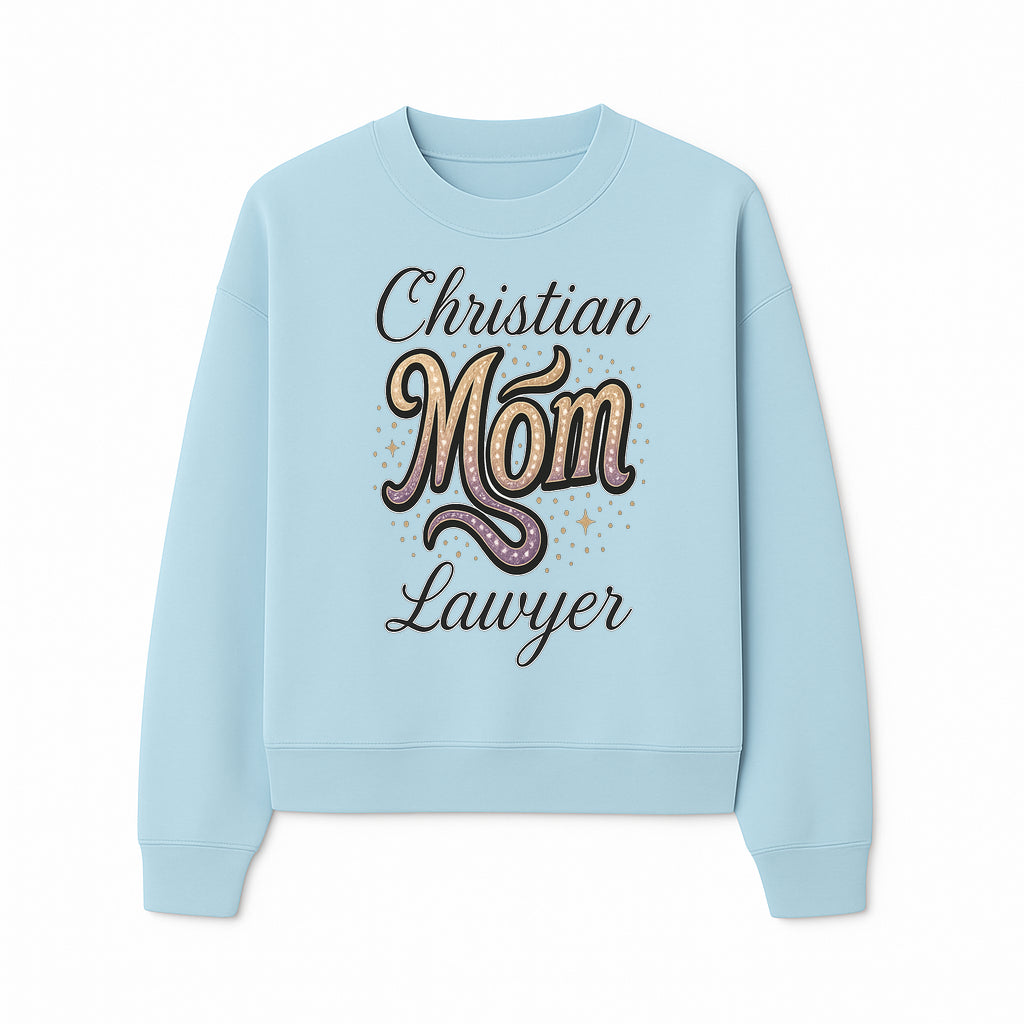 Christian Mom Lawyer Graphic Tee - Unique Design for Attorneys and Mothers - Perfect Gift for Legal Professionals - Sweatshirt 1758263712994.jpg