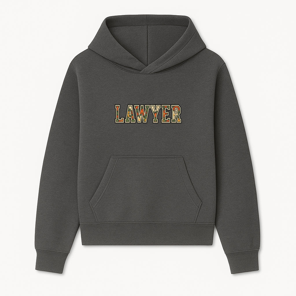 Colorful 'Lawyer' Wall Art Print - Unique Home Decor for Attorneys, Legal Professionals, and Law Graduates - Hoodie 1758263713239.jpg
