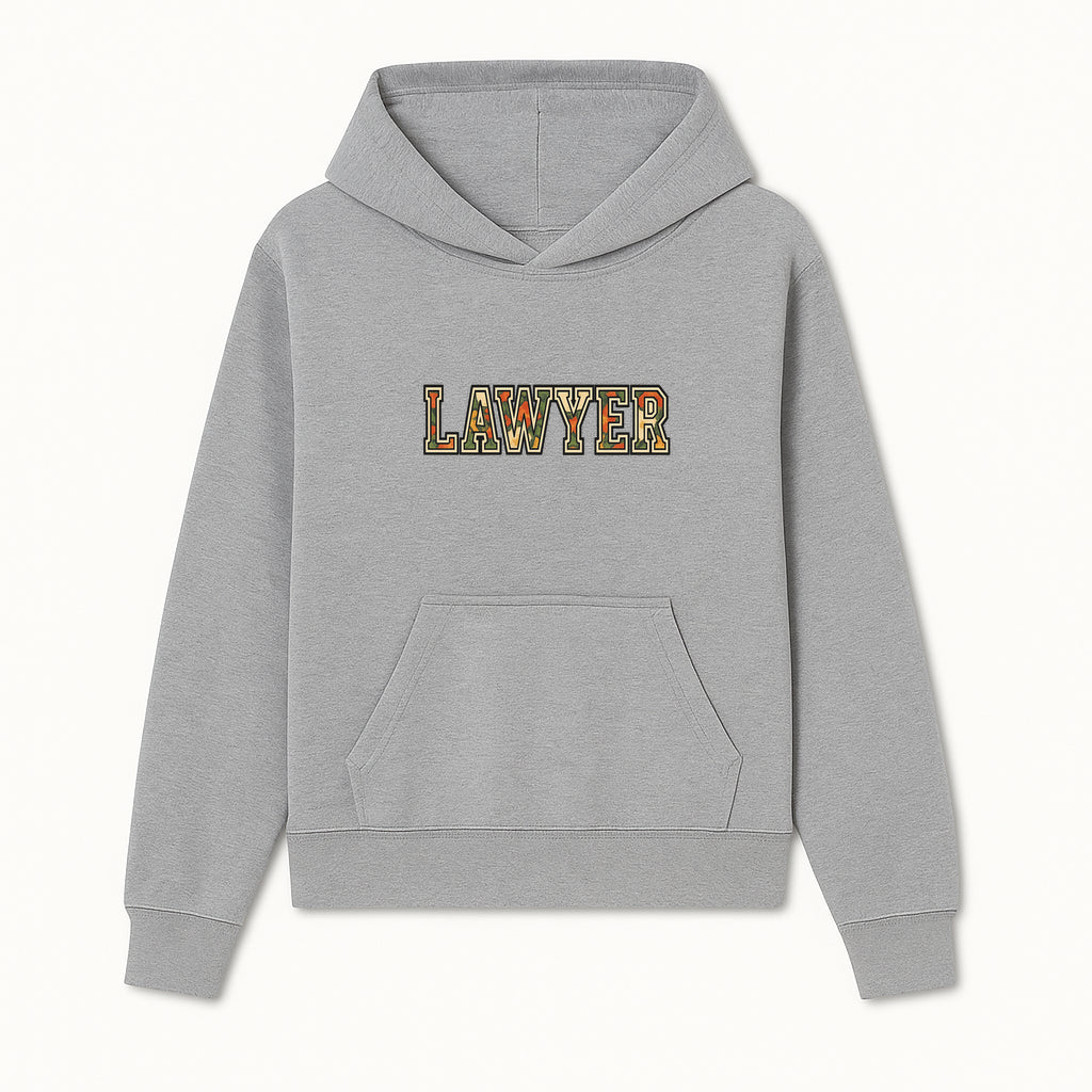 Colorful 'Lawyer' Wall Art Print - Unique Home Decor for Attorneys, Legal Professionals, and Law Graduates - Hoodie 1758263713542.jpg